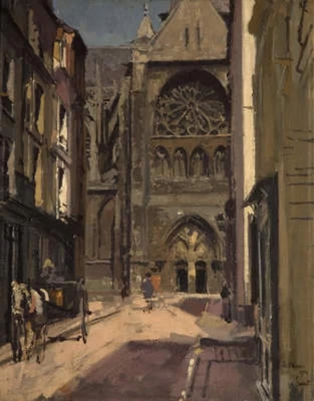 La Rue Pecquet, Dieppe, France - Birmingham Museums Trust